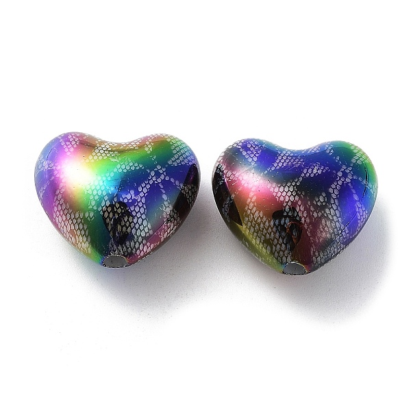 PandaHall UV Plating Opeque Acrylic Beads, Iridescent, Heart, Heart, 19.5x22x12.5mm, Hole: 2.5mm Acrylic Heart
PandaHall UV Plating Opeque Acrylic Beads, Iridescent, Heart, Heart, 19.5x22x12.5mm, Hole: 2.5mm Acrylic Heart