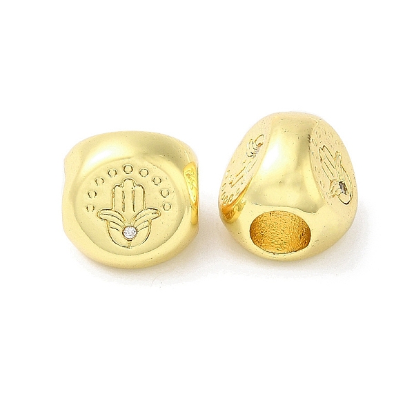 PandaHall Rack Plating Brass Micro Pave Cubic Zirconia European Beads, Long-Lasting Plated, Lead Free & Cadmium Free, Bean, Real 18K Gold..., Clear
PandaHall Rack Plating Brass Micro Pave Cubic Zirconia European Beads, Long-Lasting Plated, Lead Free & Cadmium Free, Bean, Real 18K Gold..., Clear