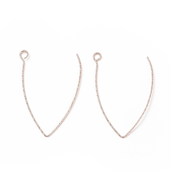 PandaHall Ion Plating(IP) 316 Stainless Steel Earrings Finding, Earring Hooks, with Horizontal Loop, Rose Gold, 40x25x0.7mm, Hole: 2.5mm, 21...
PandaHall Ion Plating(IP) 316 Stainless Steel Earrings Finding, Earring Hooks, with Horizontal Loop, Rose Gold, 40x25x0.7mm, Hole: 2.5mm, 21...