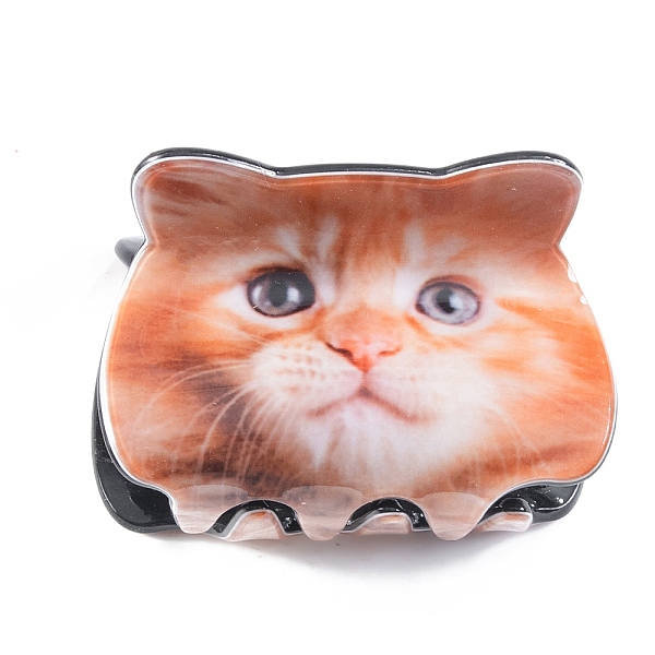 PandaHall Cat Shape PVC Claw Hair Clips, Hair Accessories for Women & Girls, Light Salmon, 32x51x33mm PVC Cat Shape
PandaHall Cat Shape PVC Claw Hair Clips, Hair Accessories for Women & Girls, Light Salmon, 32x51x33mm PVC Cat Shape