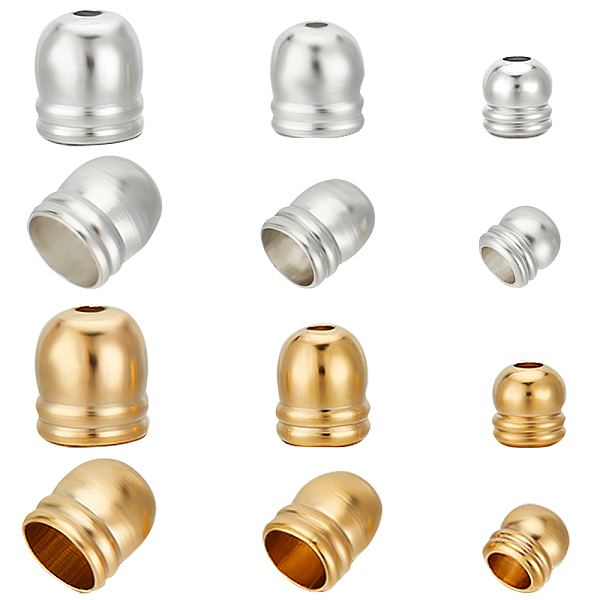 PandaHall Beebeecraft 36Pcs 6 Style Brass Core End Caps, Long-Lasting Plated, Column, Real 24K Gold Plated & 925 Sterling Silver Plated...
PandaHall Beebeecraft 36Pcs 6 Style Brass Core End Caps, Long-Lasting Plated, Column, Real 24K Gold Plated & 925 Sterling Silver Plated...