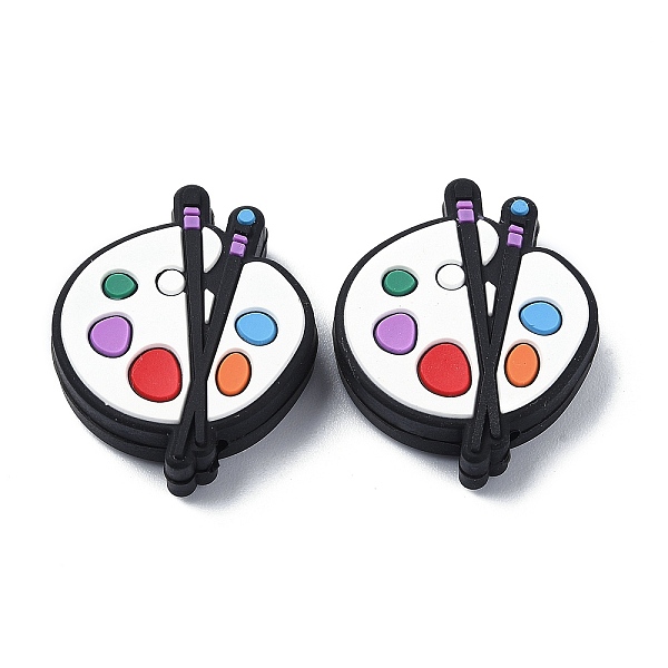 PandaHall Food Grade Eco-Friendly Silicone Beads, Silicone Teething Beads, Color Palette, 28.5x23.5x7.5mm, Hole: 2.2mm Silicone Others
PandaHall Food Grade Eco-Friendly Silicone Beads, Silicone Teething Beads, Color Palette, 28.5x23.5x7.5mm, Hole: 2.2mm Silicone Others