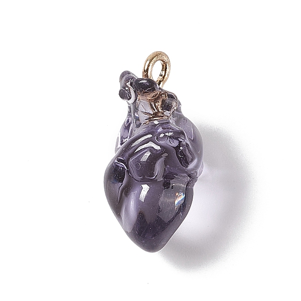 PandaHall Transparent Resin Pendants, Anatomical Heart Charms, with Golden Plated Iron Loops, Dark Slate Blue, 20.5~21.5x11.5x11mm, Hole...
PandaHall Transparent Resin Pendants, Anatomical Heart Charms, with Golden Plated Iron Loops, Dark Slate Blue, 20.5~21.5x11.5x11mm, Hole...
