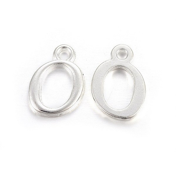 PandaHall Silver Color Plated Alloy Letter Pendants, Rack Plating, Cadmium Free & Lead Free, Letter.O, 14x9x2mm, Hole: 1.5mm Alloy Letter O
PandaHall Silver Color Plated Alloy Letter Pendants, Rack Plating, Cadmium Free & Lead Free, Letter.O, 14x9x2mm, Hole: 1.5mm Alloy Letter O