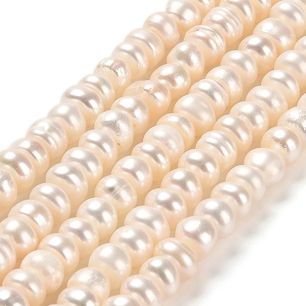 PandaHall Natural Cultured Freshwater Pearl Beads Strands, Grade A+, Rondelle, PapayaWhip, 6~7x3~5mm, Hole: 0.8mm, about 74~75pcs/strand..., Orange
PandaHall Natural Cultured Freshwater Pearl Beads Strands, Grade A+, Rondelle, PapayaWhip, 6~7x3~5mm, Hole: 0.8mm, about 74~75pcs/strand..., Orange
