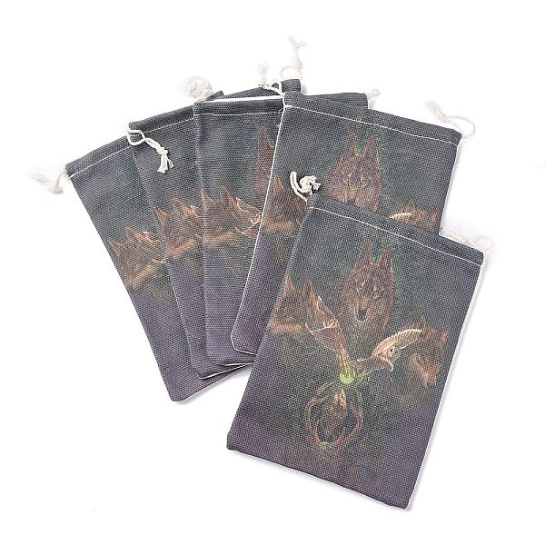 PandaHall Tarot Card Storage Bag, Cloth Drawstring Bags, for Witchcraft Wiccan Altar Supplies, Rectangle, Wolf, 160~165x135mm Cloth Wolf
PandaHall Tarot Card Storage Bag, Cloth Drawstring Bags, for Witchcraft Wiccan Altar Supplies, Rectangle, Wolf, 160~165x135mm Cloth Wolf