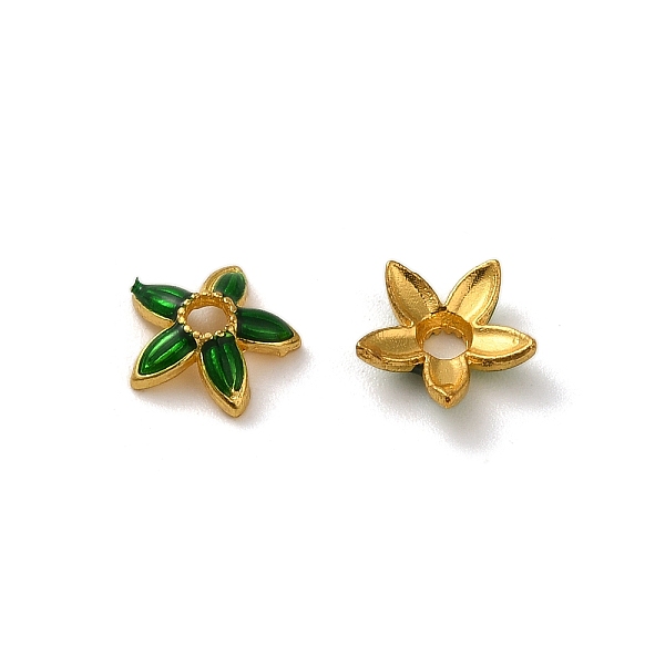 PandaHall Alloy Enamel Beads Caps, Lead Free & Cadmium Free, Multi-Petal Flower, Green, 8x2mm, Hole: 1.8mm Alloy+Enamel Green
PandaHall Alloy Enamel Beads Caps, Lead Free & Cadmium Free, Multi-Petal Flower, Green, 8x2mm, Hole: 1.8mm Alloy+Enamel Green