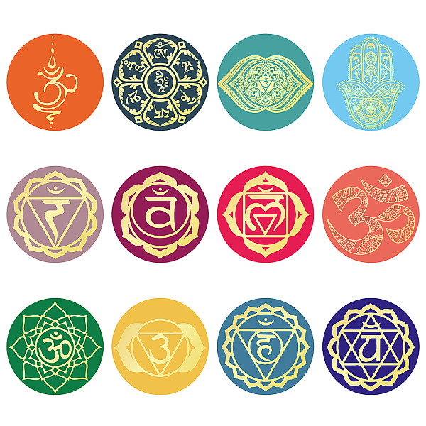 PandaHall CRASPIRE 120pcs Chakra Mandala Gold Foil Stickers 12 Styles Boho Yoga Buddhism Boho Floral Round Label Decals Self Adhesive...
PandaHall CRASPIRE 120pcs Chakra Mandala Gold Foil Stickers 12 Styles Boho Yoga Buddhism Boho Floral Round Label Decals Self Adhesive...
