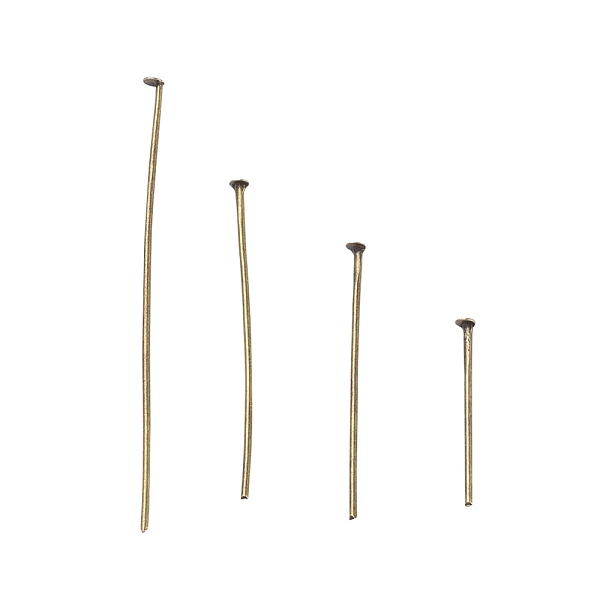 PandaHall Iron Flat Head Pins, Antique Bronze, 20x0.7mm/30x0.7mm/35x0.7mm/50x0.7mm, about 600pcs/box Iron
PandaHall Iron Flat Head Pins, Antique Bronze, 20x0.7mm/30x0.7mm/35x0.7mm/50x0.7mm, about 600pcs/box Iron