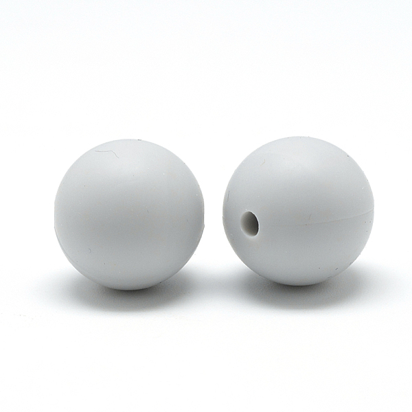 PandaHall Food Grade Eco-Friendly Silicone Beads, Round, Light Grey, 12mm, Hole: 2mm Silicone Round Gray
PandaHall Food Grade Eco-Friendly Silicone Beads, Round, Light Grey, 12mm, Hole: 2mm Silicone Round Gray