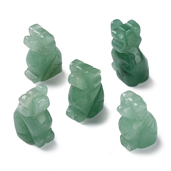 PandaHall Natural Green Aventurine Carved Healing Figurines, Reiki Energy Stone Display Decorations, Dog, 18~18.5x13x27~28mm Green...
PandaHall Natural Green Aventurine Carved Healing Figurines, Reiki Energy Stone Display Decorations, Dog, 18~18.5x13x27~28mm Green...