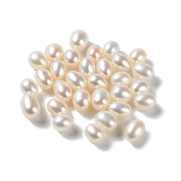 PandaHall Natural Pearl Beads, Cultured Freshwater Pearl, Undrilled/No Hole, Oval, Grade 6A+, Floral White, 4~5x3.8~4.5mm Pearl Oval
PandaHall Natural Pearl Beads, Cultured Freshwater Pearl, Undrilled/No Hole, Oval, Grade 6A+, Floral White, 4~5x3.8~4.5mm Pearl Oval