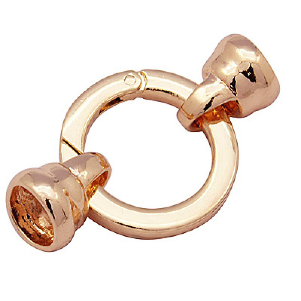 PandaHall Brass Spring Gate Rings, O Rings, Rose Gold, Ring: 26x4mm, Terminators: 12x15mm, Hole: 10mm Brass
PandaHall Brass Spring Gate Rings, O Rings, Rose Gold, Ring: 26x4mm, Terminators: 12x15mm, Hole: 10mm Brass