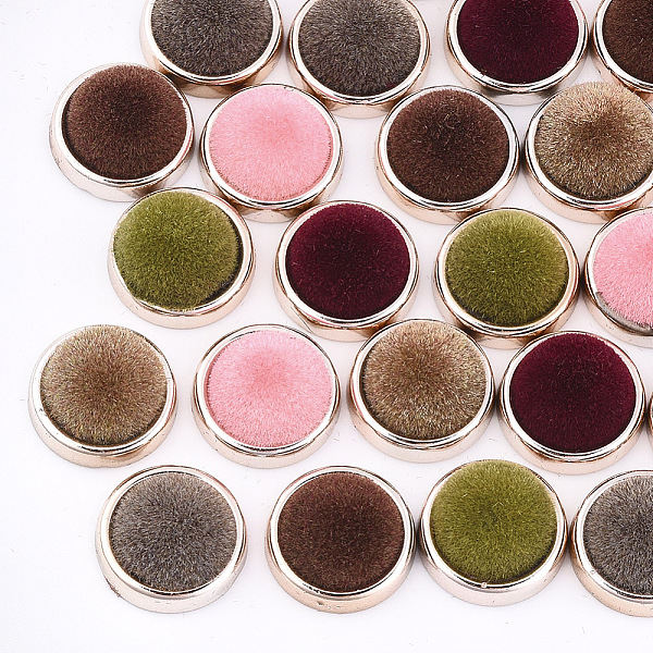PandaHall UV Plating Acrylic Cabochons, Flocky, Half Round, Light Gold, Mixed Color, 12.5x6.5mm Acrylic Half Round Multicolor
PandaHall UV Plating Acrylic Cabochons, Flocky, Half Round, Light Gold, Mixed Color, 12.5x6.5mm Acrylic Half Round Multicolor
