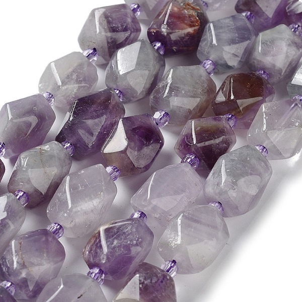 PandaHall Natural Amethyst Beads Strands, with Seed Beads, Faceted, Rhombus, 12~15x9~12x9~12mm, Hole: 1~1.2mm, about 20~21pcs/strand...
PandaHall Natural Amethyst Beads Strands, with Seed Beads, Faceted, Rhombus, 12~15x9~12x9~12mm, Hole: 1~1.2mm, about 20~21pcs/strand...