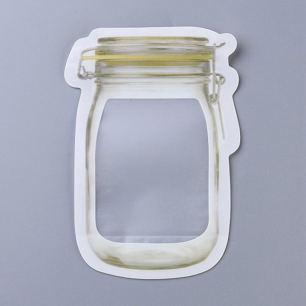 PandaHall Reusable Mason Jar Shape Zipper Sealed Bags, Fresh Airtight Seal Food Storage Bags, for Nuts Candy Cookies, Yellow, 15.1x10.7cm...
PandaHall Reusable Mason Jar Shape Zipper Sealed Bags, Fresh Airtight Seal Food Storage Bags, for Nuts Candy Cookies, Yellow, 15.1x10.7cm...