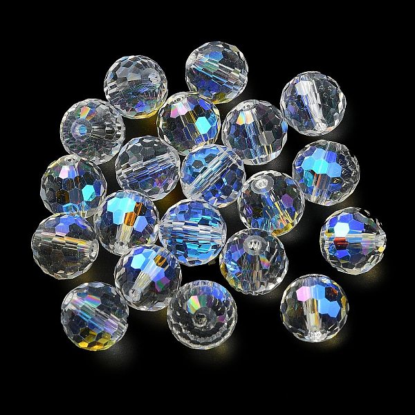 PandaHall AB Color Plated Glass Beads, Faceted Round, Ghost White, 10x9mm, Hole: 1.5mm Glass Round
PandaHall AB Color Plated Glass Beads, Faceted Round, Ghost White, 10x9mm, Hole: 1.5mm Glass Round