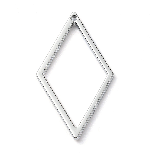 PandaHall Rack Plating Alloy Pendants, Rhombus, Platinum, 33x18.5x1.5mm, Hole: 0.8mm Alloy Rhombus
PandaHall Rack Plating Alloy Pendants, Rhombus, Platinum, 33x18.5x1.5mm, Hole: 0.8mm Alloy Rhombus