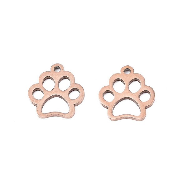 PandaHall 304 Stainless Steel Charms, Dog Paw Prints, Rose Gold, 12.9x11.8x1mm, Hole: 1.3mm 304 Stainless Steel Dog
PandaHall 304 Stainless Steel Charms, Dog Paw Prints, Rose Gold, 12.9x11.8x1mm, Hole: 1.3mm 304 Stainless Steel Dog