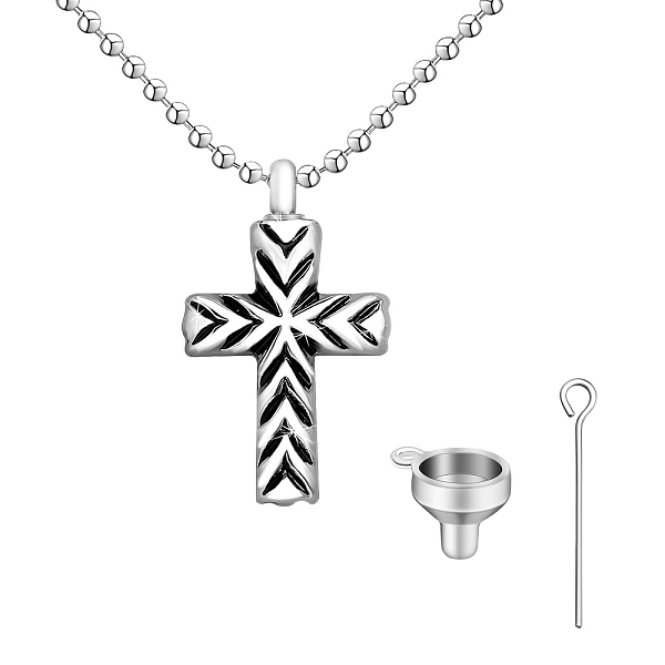 PandaHall Enamel Cross Urn Ashes Necklace, Brass Pendant Necklace for Women, Antique Silver, 19.69 inch(50cm) Brass Cross Black
PandaHall Enamel Cross Urn Ashes Necklace, Brass Pendant Necklace for Women, Antique Silver, 19.69 inch(50cm) Brass Cross Black