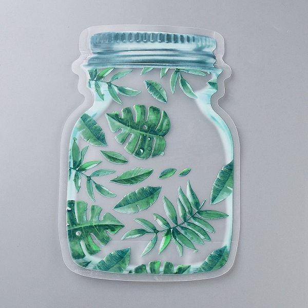 PandaHall Reusable Mason Jar Shape Zipper Sealed Bags, Fresh Airtight Seal Food Storage Bags, for Nuts Candy Cookies, Green, Leaf Pattern...
PandaHall Reusable Mason Jar Shape Zipper Sealed Bags, Fresh Airtight Seal Food Storage Bags, for Nuts Candy Cookies, Green, Leaf Pattern...