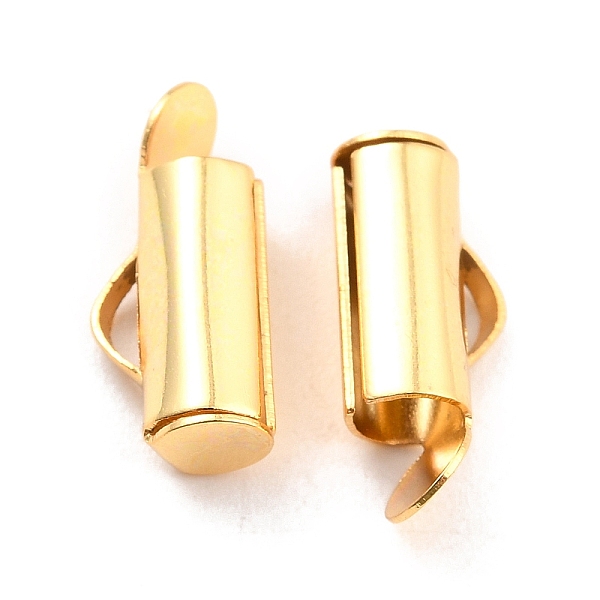PandaHall 304 Stainless Steel Slide On End Clasp Tubes, Slider End Caps, Real 18K Gold Plated, 13x6x4mm, Hole: 3x1mm, Inner Diameter: 3mm...
PandaHall 304 Stainless Steel Slide On End Clasp Tubes, Slider End Caps, Real 18K Gold Plated, 13x6x4mm, Hole: 3x1mm, Inner Diameter: 3mm...