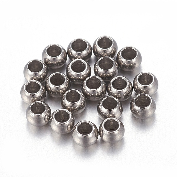 PandaHall 201 Stainless Steel Beads, Round, Stainless Steel Color, Hole: 1.5mm, 3x2mm 201 Stainless Steel Round
PandaHall 201 Stainless Steel Beads, Round, Stainless Steel Color, Hole: 1.5mm, 3x2mm 201 Stainless Steel Round