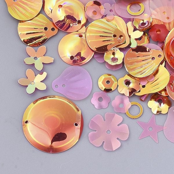 PandaHall Ornament Accessories, PVC Plastic Paillette/Sequins Beads, Mixed Shapes, Light Coral, 3~21x3~21x0.4~3mm, Hole: 1~1.6mm PVC Mixed..., Red
PandaHall Ornament Accessories, PVC Plastic Paillette/Sequins Beads, Mixed Shapes, Light Coral, 3~21x3~21x0.4~3mm, Hole: 1~1.6mm PVC Mixed..., Red