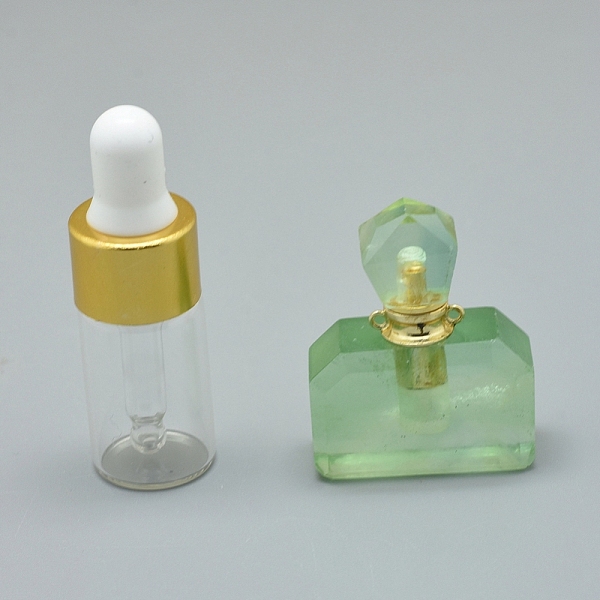 PandaHall Faceted Natural Fluorite Openable Perfume Bottle Pendants, with Brass Findings and Glass Essential Oil Bottles, 35x28x12.5mm, Hole...
PandaHall Faceted Natural Fluorite Openable Perfume Bottle Pendants, with Brass Findings and Glass Essential Oil Bottles, 35x28x12.5mm, Hole...