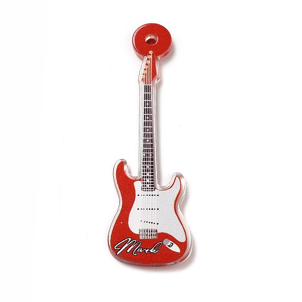 PandaHall Printed Acrylic Pendants, Guitar, FireBrick, 52.5x17x2mm, Hole: 2.2mm Acrylic Guitar Red
PandaHall Printed Acrylic Pendants, Guitar, FireBrick, 52.5x17x2mm, Hole: 2.2mm Acrylic Guitar Red