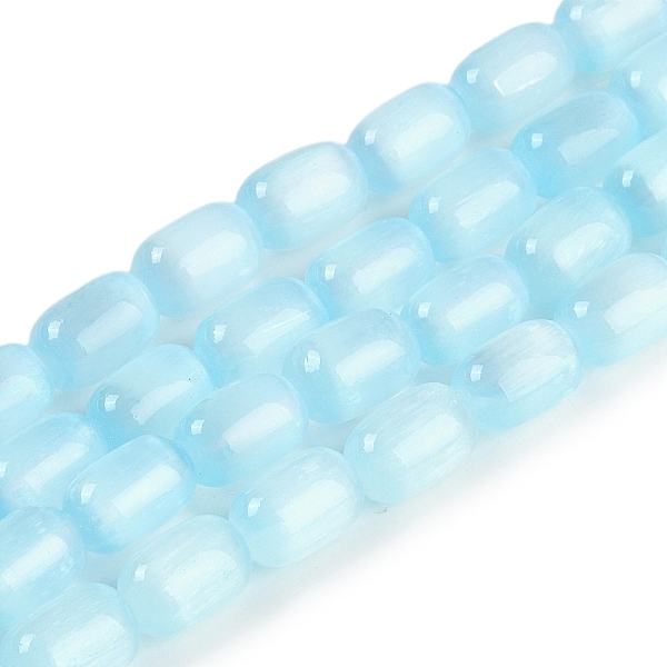 PandaHall Natural Selenite Beads Strands, Dyed, Drum, Pale Turquoise, 12x8mm, Hole: 1.2mm, about 32pcs/strand, 15.43''(39.2cm) Selenite Drum
PandaHall Natural Selenite Beads Strands, Dyed, Drum, Pale Turquoise, 12x8mm, Hole: 1.2mm, about 32pcs/strand, 15.43''(39.2cm) Selenite Drum