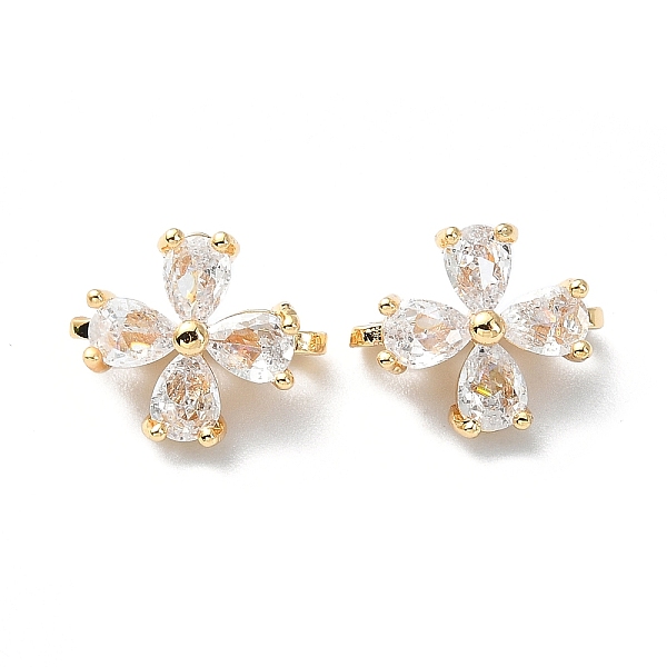 PandaHall Brass Pave Clear Cubic Zirconia Multi-Strand Links, 3-Hole, Flower, Real 18K Gold Plated, 9x11x6.5mm, Hole: 1.2mm Brass+Cubic...
PandaHall Brass Pave Clear Cubic Zirconia Multi-Strand Links, 3-Hole, Flower, Real 18K Gold Plated, 9x11x6.5mm, Hole: 1.2mm Brass+Cubic...