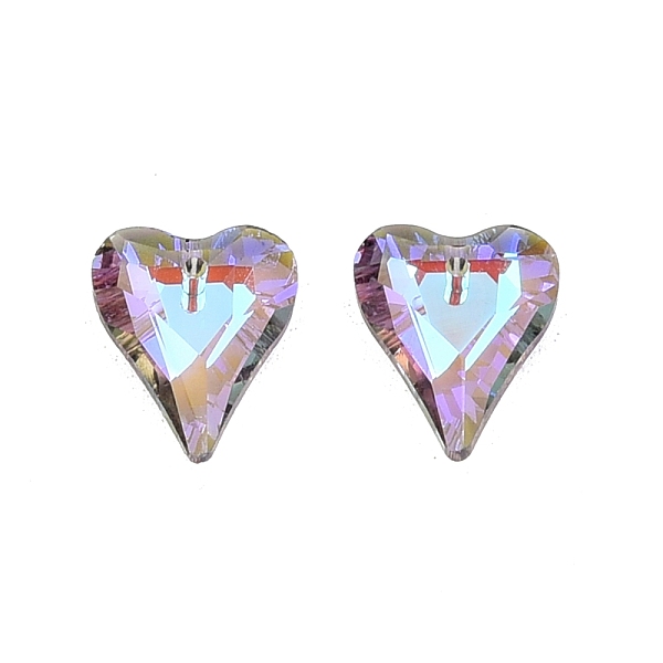 PandaHall Electroplate Faceted Glass Pendants, Heart, Lilac, 17.5x14.5x5.5mm, Hole: 1.4mm Glass Heart Purple
PandaHall Electroplate Faceted Glass Pendants, Heart, Lilac, 17.5x14.5x5.5mm, Hole: 1.4mm Glass Heart Purple