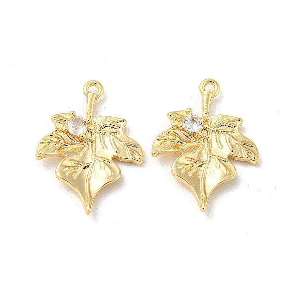 PandaHall Brass Pendant with Clear Glass, Maple Leaf Charms, Real 18K Gold Plated, 20x15x2mm, Hole: 1.2mm Brass+Glass Leaf
PandaHall Brass Pendant with Clear Glass, Maple Leaf Charms, Real 18K Gold Plated, 20x15x2mm, Hole: 1.2mm Brass+Glass Leaf