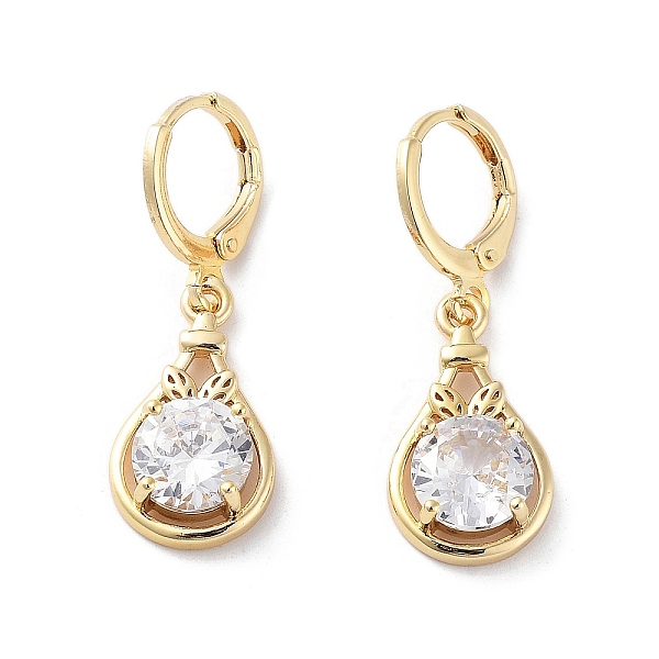 PandaHall Rack Plating Golden Brass Dangle Leverback Earrings, with Cubic Zirconia for Women, Teardrop, 32x11mm Brass Teardrop Clear
PandaHall Rack Plating Golden Brass Dangle Leverback Earrings, with Cubic Zirconia for Women, Teardrop, 32x11mm Brass Teardrop Clear