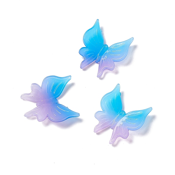 PandaHall Two Tone Opaque Acrylic Cabochons, Butterfly, Deep Sky Blue, 25x23.5x6mm Acrylic Butterfly
PandaHall Two Tone Opaque Acrylic Cabochons, Butterfly, Deep Sky Blue, 25x23.5x6mm Acrylic Butterfly