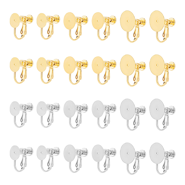 PandaHall UNICRAFTALE 24Pcs 2 Colors 3 Sizes Stainless Steel Screw Clip-on Earring Converters Flat Round Earring Bezel Tray Clip-on Earring...
PandaHall UNICRAFTALE 24Pcs 2 Colors 3 Sizes Stainless Steel Screw Clip-on Earring Converters Flat Round Earring Bezel Tray Clip-on Earring...