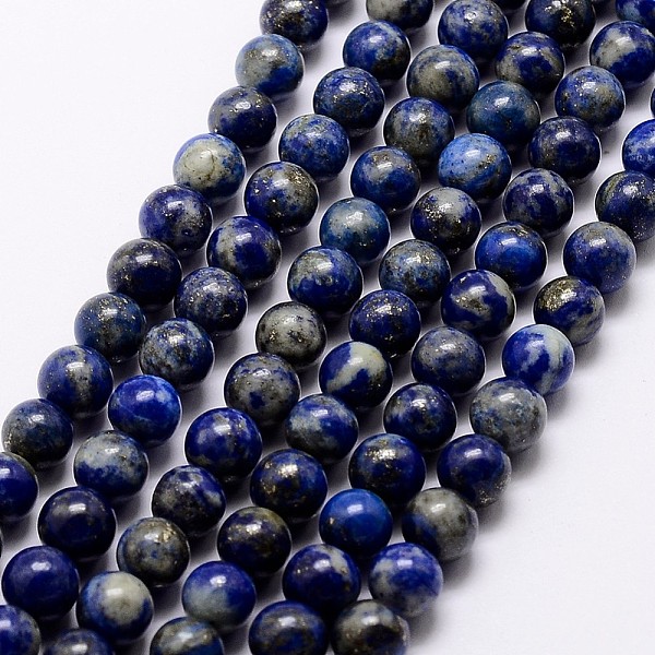 PandaHall Natural Lapis Lazuli Beads Strands, Round, 5.5~6mm, Hole: 1mm, about 63pcs/strand, 15.5 inch(39cm) Lapis Lazuli Round
PandaHall Natural Lapis Lazuli Beads Strands, Round, 5.5~6mm, Hole: 1mm, about 63pcs/strand, 15.5 inch(39cm) Lapis Lazuli Round
