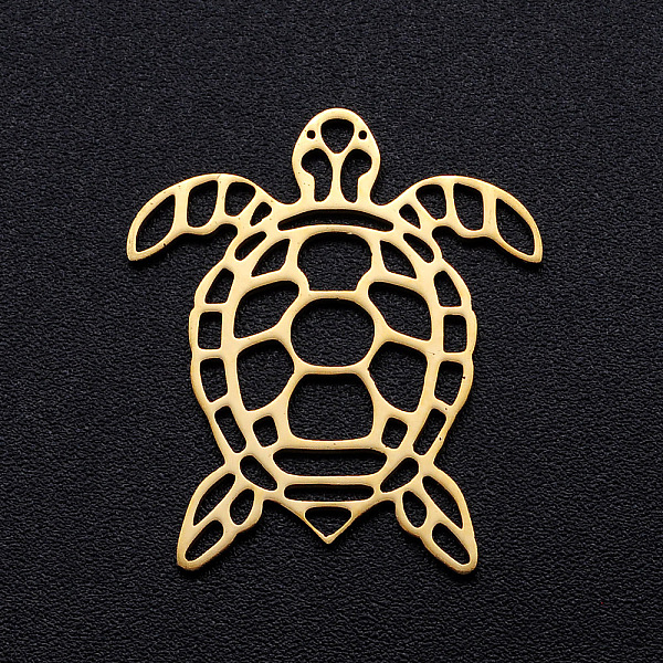 PandaHall 201 Stainless Steel Filigree Joiners Links, Laser Cut, Sea Turtle, Golden, 24x21x1mm 201 Stainless Steel Tortoise
PandaHall 201 Stainless Steel Filigree Joiners Links, Laser Cut, Sea Turtle, Golden, 24x21x1mm 201 Stainless Steel Tortoise