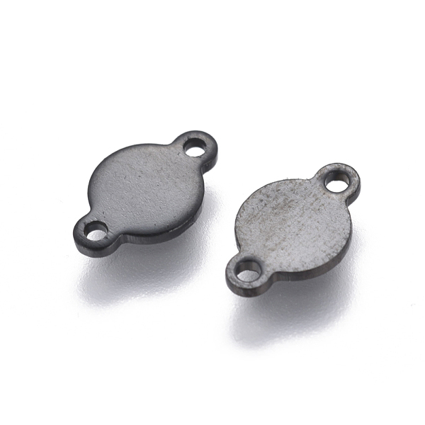 PandaHall 304 Stainless Steel Links connectors, Flat Round, Electrophoresis Black, 6x9.5x0.8mm, Hole: 1mm 304 Stainless Steel Flat Round
PandaHall 304 Stainless Steel Links connectors, Flat Round, Electrophoresis Black, 6x9.5x0.8mm, Hole: 1mm 304 Stainless Steel Flat Round