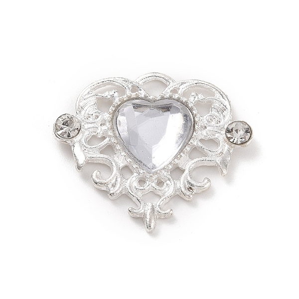 PandaHall Acrylic Pendants, with Silver Tone Alloy Rhinestone Finding, Heart Charm, Clear, 21.5x25x5mm, Hole: 2x2.5mm Alloy+Acrylic Heart...
PandaHall Acrylic Pendants, with Silver Tone Alloy Rhinestone Finding, Heart Charm, Clear, 21.5x25x5mm, Hole: 2x2.5mm Alloy+Acrylic Heart...