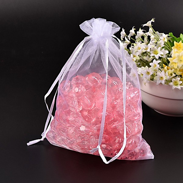 PandaHall Rectangle Jewelry Packing Drawable Pouches, Organza Gift Bags, White, 17x23cm Organza Rectangle White
PandaHall Rectangle Jewelry Packing Drawable Pouches, Organza Gift Bags, White, 17x23cm Organza Rectangle White