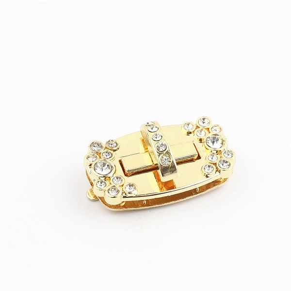PandaHall Rectangle Alloy Rhinestone Bag Twist Lock Accessories, Turn Lock Clasp, for DIY Bag Purse Hardware Accessories, Golden, 2.6x4.5cm...
PandaHall Rectangle Alloy Rhinestone Bag Twist Lock Accessories, Turn Lock Clasp, for DIY Bag Purse Hardware Accessories, Golden, 2.6x4.5cm...