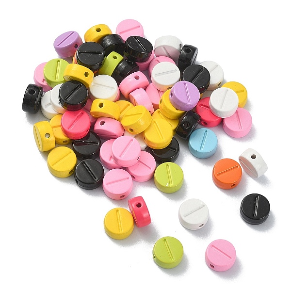 PandaHall Spray Painted Alloy Beads, Flat Round, Mixed Color, 8.5x4mm, Hole: 1.4mm Alloy Flat Round Multicolor
PandaHall Spray Painted Alloy Beads, Flat Round, Mixed Color, 8.5x4mm, Hole: 1.4mm Alloy Flat Round Multicolor
