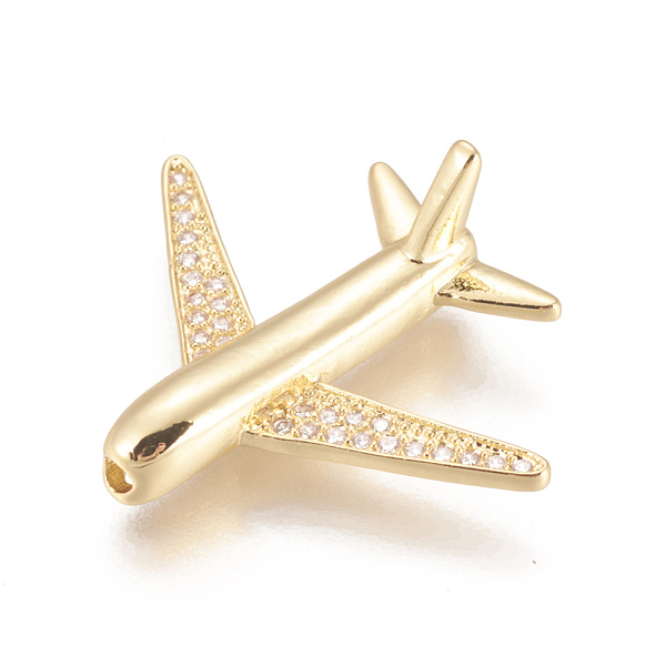 PandaHall Brass Micro Pave Cubic Zirconia Airliner Beads, Long-Lasting Plated, Lead Free & Cadmium Free & Nickel Free, Passenger Airplane..., Clear
PandaHall Brass Micro Pave Cubic Zirconia Airliner Beads, Long-Lasting Plated, Lead Free & Cadmium Free & Nickel Free, Passenger Airplane..., Clear