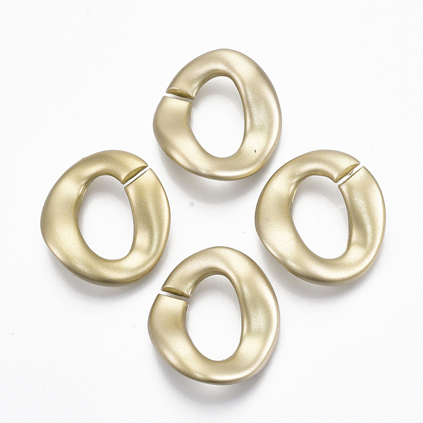 PandaHall Spray Painted CCB Plastic Linking Rings, Quick Link Connectors, For Jewelry Curb Chains Making, Oval Twist, Gold, 32x29.5x9mm...
PandaHall Spray Painted CCB Plastic Linking Rings, Quick Link Connectors, For Jewelry Curb Chains Making, Oval Twist, Gold, 32x29.5x9mm...