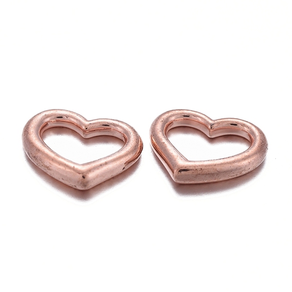 PandaHall Brass Linking Rings, Long-Lasting Plated, Heart, Rose Gold, 9x11x2mm, inner size: 4x7mm Brass Heart
PandaHall Brass Linking Rings, Long-Lasting Plated, Heart, Rose Gold, 9x11x2mm, inner size: 4x7mm Brass Heart