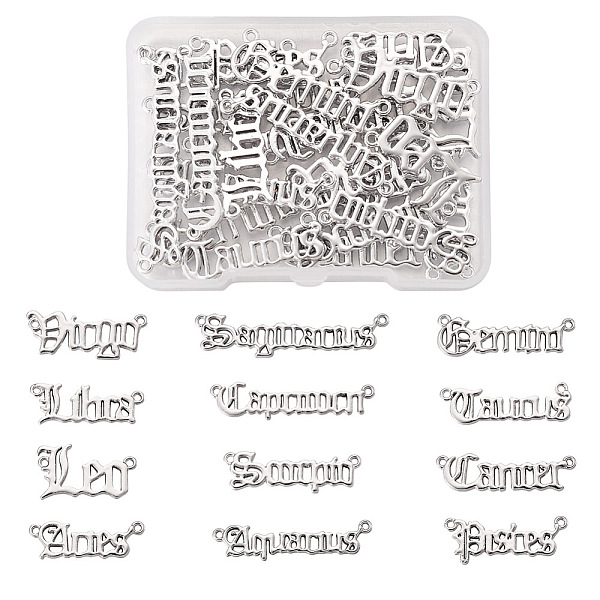 PandaHall Fashewelry 24Pcs 2 Sets Zinc Alloy Jewelry Pendant Accessories, Twelve Constellations Series, Platinum, 20~40mm, Hole: 1mm, 12...
PandaHall Fashewelry 24Pcs 2 Sets Zinc Alloy Jewelry Pendant Accessories, Twelve Constellations Series, Platinum, 20~40mm, Hole: 1mm, 12...