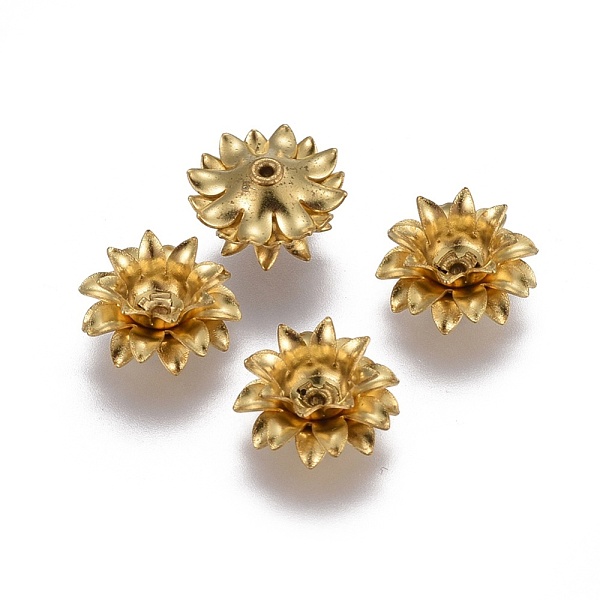 PandaHall Multi-Petal Brass Bead Caps, Flower, Raw(Unplated), 11x6mm, Hole: 0.8mm, Inner Diameter: 5mm Brass
PandaHall Multi-Petal Brass Bead Caps, Flower, Raw(Unplated), 11x6mm, Hole: 0.8mm, Inner Diameter: 5mm Brass