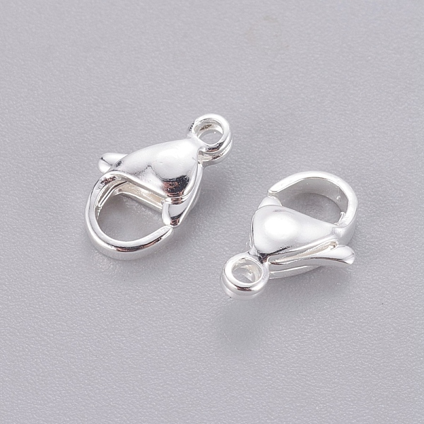 PandaHall 304 Stainless Steel Lobster Claw Clasps, Parrot Trigger Clasps, Silver Color Plated, 11x7x3.5mm, Hole: 1.4mm 304 Stainless Steel...
PandaHall 304 Stainless Steel Lobster Claw Clasps, Parrot Trigger Clasps, Silver Color Plated, 11x7x3.5mm, Hole: 1.4mm 304 Stainless Steel...